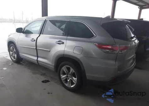 2015 Toyota Highlander Limited V6 z USA, uszkodzony, nr VIN 5TDDKRFH7FS180077